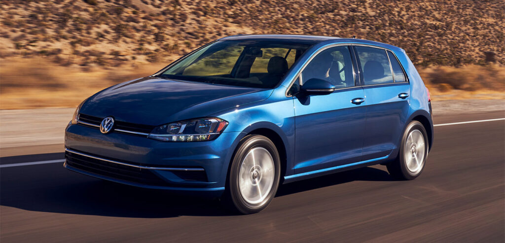 Volkswagen Golf c Америки